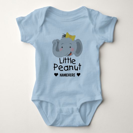Little Peanut Elephant Baby Strampler (Vorderseite)