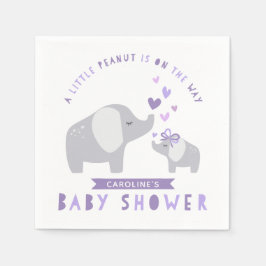 Little Peanut Elephant | Babydusche | LILA Serviette