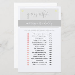 Little Peanut Elephant Boy Baby Shower Game