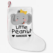 Little Peanut Elephant Kleiner Weihnachtsstrumpf (Vorderseite)