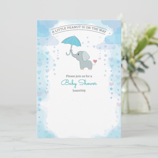 Little peanut is on the way (Stehend Vorderseite)