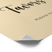 Little Peanut ist auf dem Weg \ Favors Poster (Ecke)