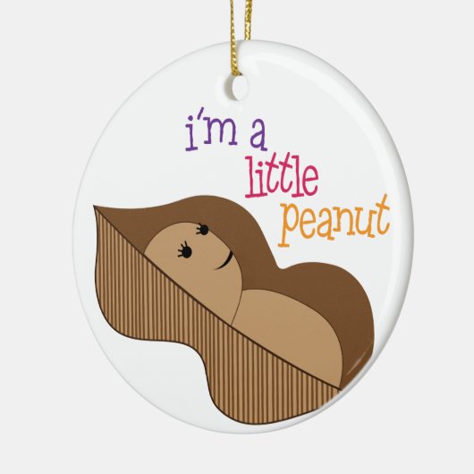 Little Peanut Keramik Ornament (Links)