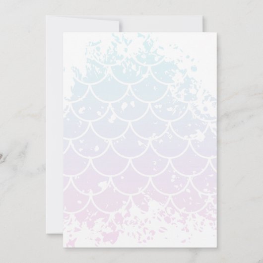 Little Pearl 1. Geburtstag Einladung (Rückseite)