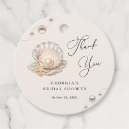 Little Pearl Ocean Beach Seashell Girl Babydusche Geschenkanhänger