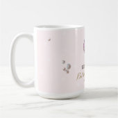 Little Pearl Seashells Diamonds Dots Baby Shower Kaffeetasse (Links)
