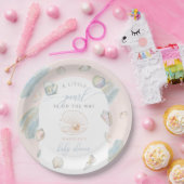 Little Pearl Seashells Ocean Beach Baby Dusche Pappteller (Party)