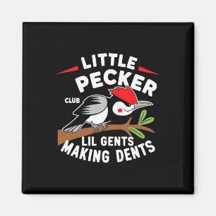Little Pecker Club Lil Gents Making Dents Retro Wo Magnet