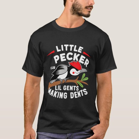 Little Pecker Club Lil Gents Making Dents Retro Wo T-Shirt (Vorderseite)