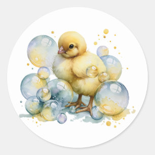 Little Peep & Co. Baby-Feier Runder Aufkleber