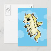 Little Pegasus Postkarte (Vorne/Hinten)
