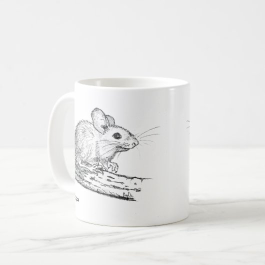 Little Pencil Mouse Kaffeetasse (Vorderseite Links)