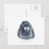 Little Penguin Critter Postkarte (Vorne/Hinten)