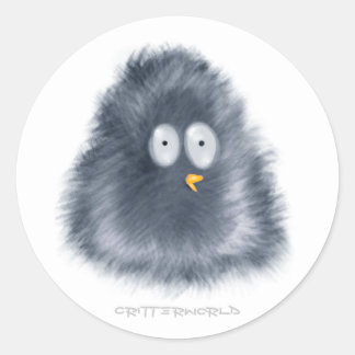 Little Penguin Critter Runder Aufkleber