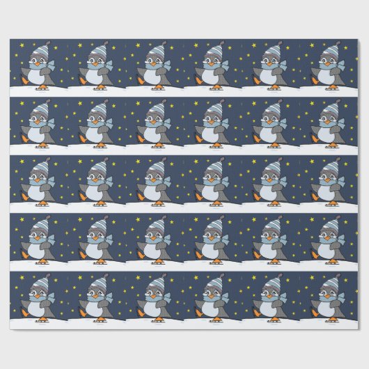 Little Penguin Geschenkpapier (Flach)