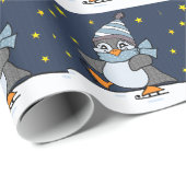 Little Penguin Geschenkpapier (Rolleneckpunkt)