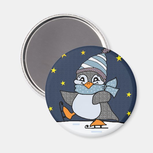 Little Penguin Magnet (Vorderseite/Rückseite)