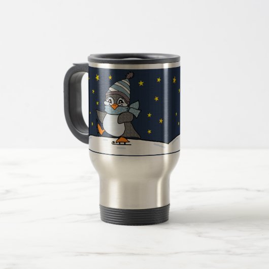 Little Penguin Reisebecher (Vorderseite Links)