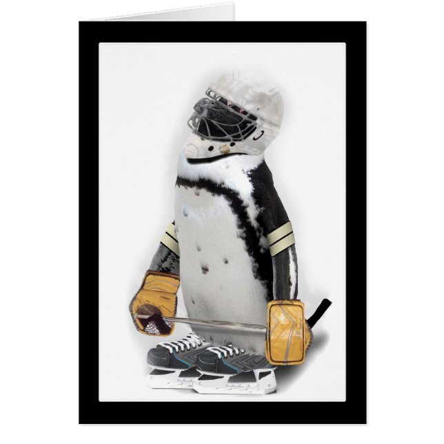 Little Penguin Wearing Hockey Gear (Vorne)