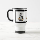 Little Penguin Wearing Hockey Gear Reisebecher (Links)