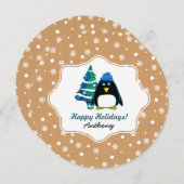 Little Penguin | Weihnachten im Individuelle Name (Vorne/Hinten)