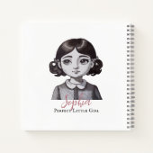 Little Perfect Girl of the Last Century Water Colo Notizblock (Rückseite)