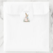 Little Peter Rabbit and Mom Runder Aufkleber (Tasche)