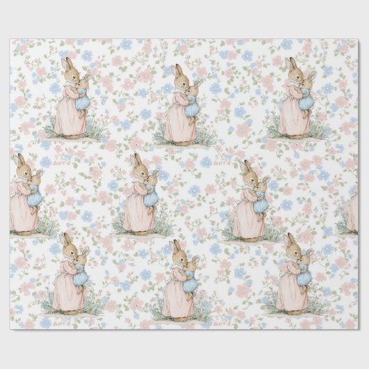 Little Peter Rabbit und Mama Geschenkpapier (Flach)