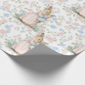 Little Peter Rabbit und Mama Geschenkpapier (Ecke)