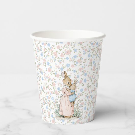 Little Peter Rabbit und Mama Pappbecher (Rückseite)