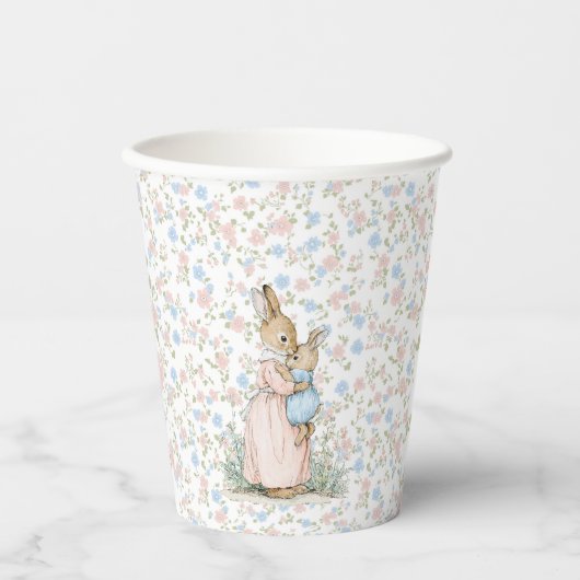 Little Peter Rabbit und Mama Pappbecher (Vorderseite)