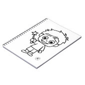 Little Phiri und Zauberstab Notizblock (Linke Seite)