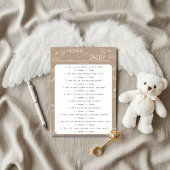 Little Piece of Heaven Beige Guess Who Game Einladung