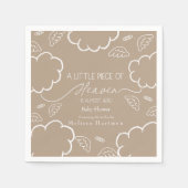 Little Piece of Heaven Beige  Napkins Serviette (Vorderseite)