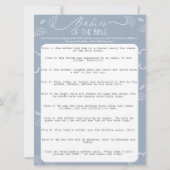 Little Piece of Heaven Blue Babies of the Bible Einladung (Vorderseite)