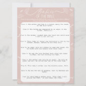 Little Piece of Heaven Pink Babies of the Bible Einladung (Vorderseite)