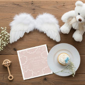 Little Piece of Heaven Pink Thank You Napkins Serviette