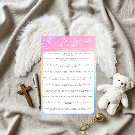 Little Piece of Heaven Rainbow Babies of the Bible Einladung