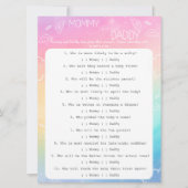 Little Piece of Heaven Rainbow Guess Who Game Einladung (Vorderseite)