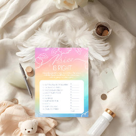 Little Piece of Heaven Rainbow Price Right Game Einladung