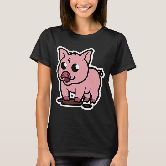 Little Pig Pet T-Shirt (Vorderseite)