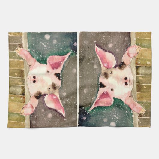 Little Pig Tee Handtuch (Horizontal)