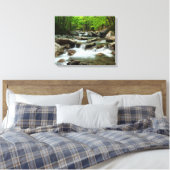 Little Pigeon River bei Greenbrier Leinwanddruck (Insitu (Schlafzimmer))