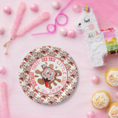 Little Piggy Birthday Party Paper Plate Pappteller (Party)