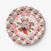 Little Piggy Birthday Party Paper Plate Pappteller (Vorderseite)