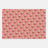 Little Piggy Birthday Party Wrapping Paper Sheet Geschenkpapier Set (Vorderseite 2)