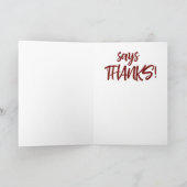 Little Piggy Karte (Innenseite)