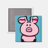 Little Piggy Magnet (Vorderseite/Rückseite)