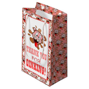 Little Piggy Vielen Dank für die Tasche Kleine Geschenktüte