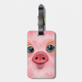 Little Piglet Luggage Tag Lmile Gepäckanhänger (Rückseite vertikal)